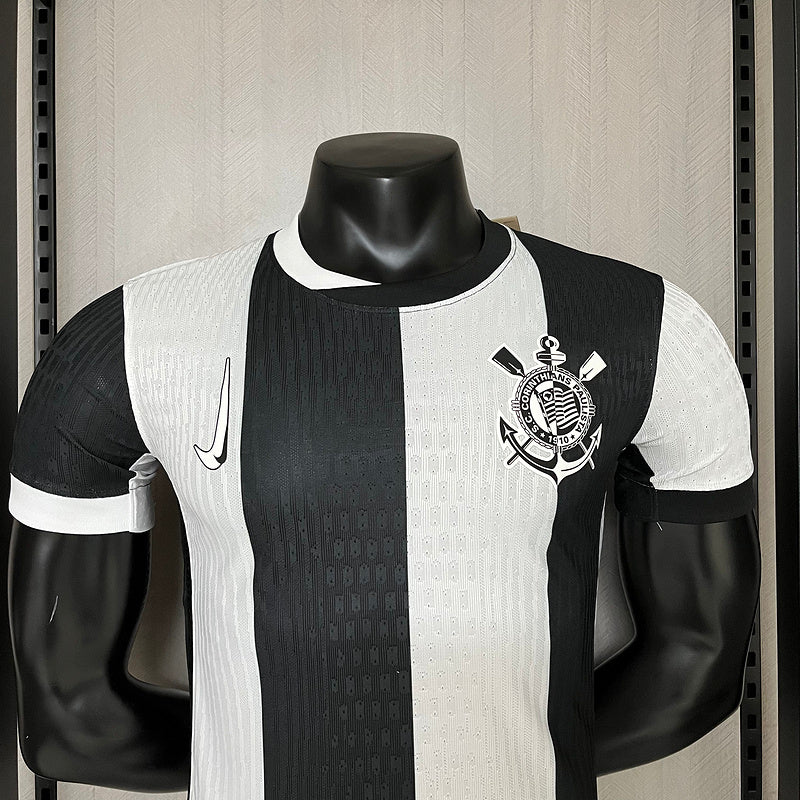 Camisa Corinthians Third 24/25 Jogador - Preta e Branca