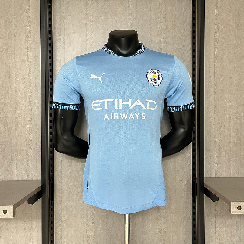 Camisa Manchester City Home 24/25 Jogador Azul