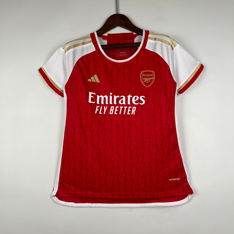 Camisa Arsenal Home 23/24 - Feminina Vermelha