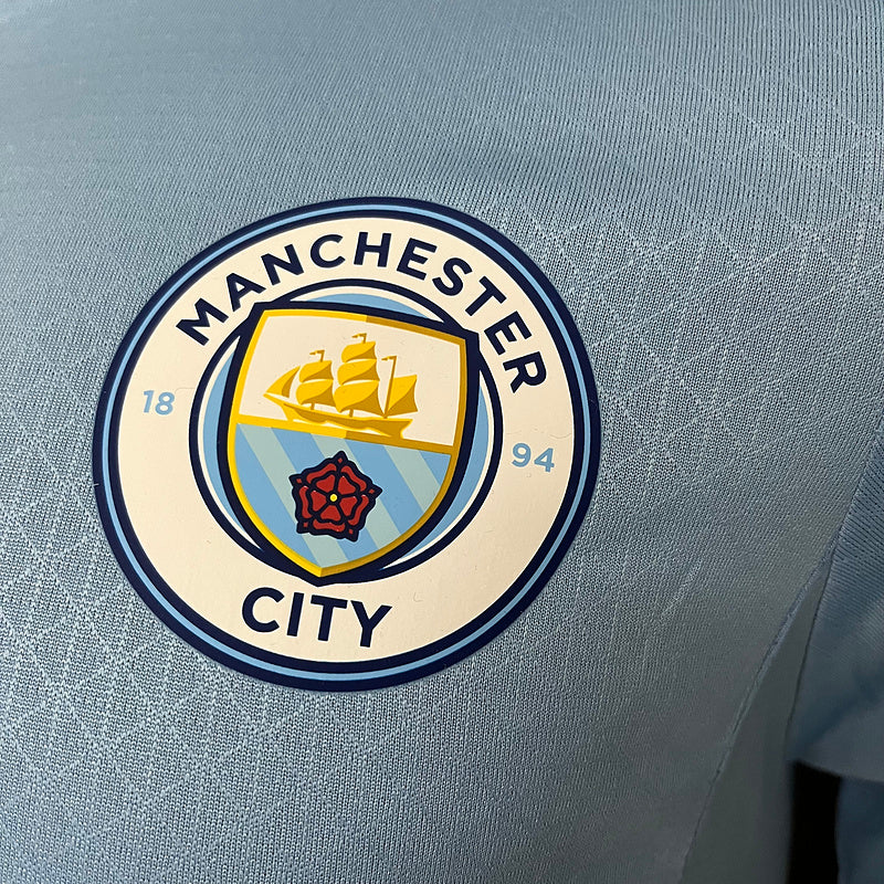 Camisa Manchester City Home 24/25 Jogador Azul