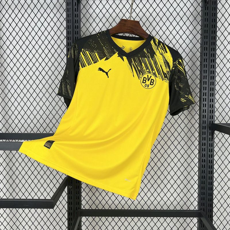 Camisa Borussia Dortmund Home 25/26 Torcedor Amarela e Preta
