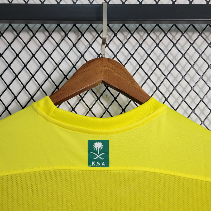 Camisa Al Nassr Home 23/24 - Torcedor Amarela