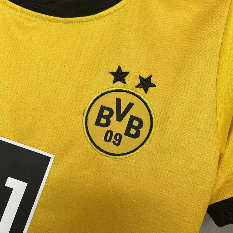Camisa Borussia Dortmund Home 23/24 Feminina Amarela