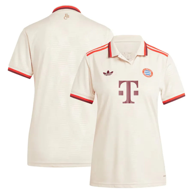 Camisa Bayern de Munique Third 24/25 - Feminina Bege