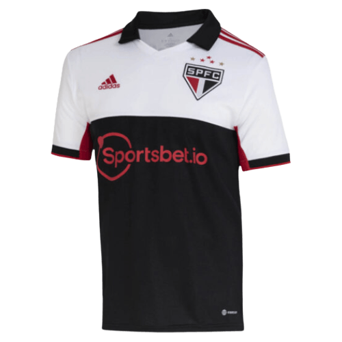 Camisa São Paulo Third 22/23 - Torcedor Branca e Preta