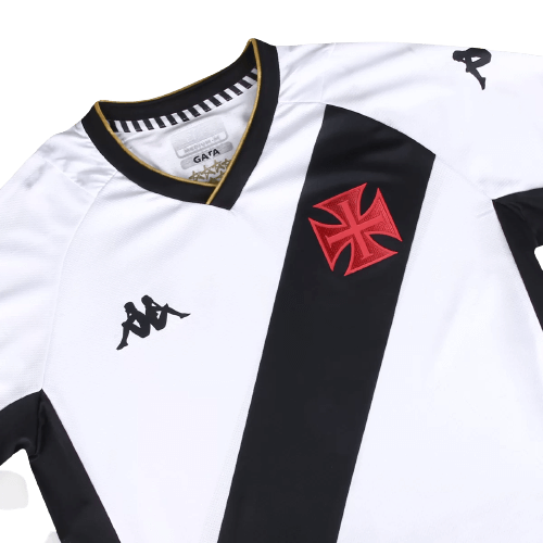Camisa Vasco Away 23/24 - Torcedor Branca e Preta