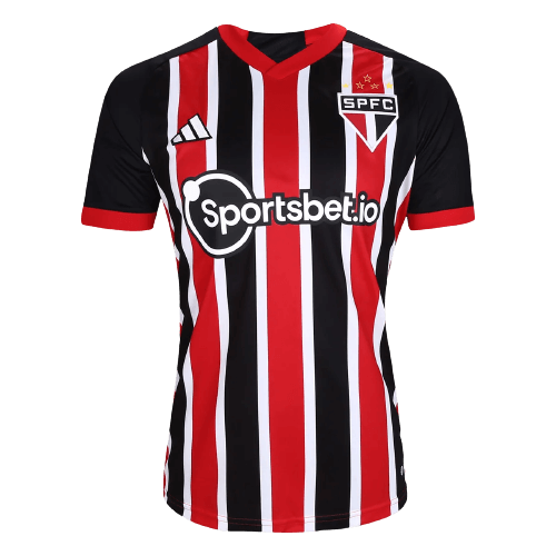 Camisa São Paulo Away 23/24 - Torcedor Vermelha e Branca