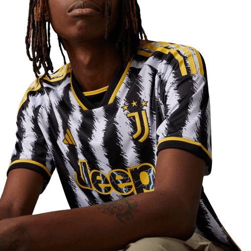 Camisa Juventus Home 23/24 - Torcedor Branca e Preta