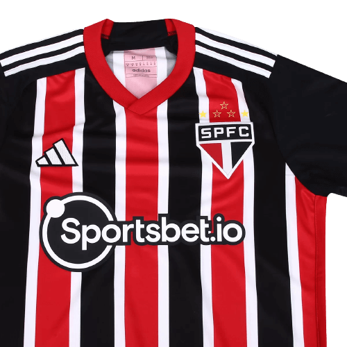 Camisa São Paulo Away 23/24 - Torcedor Vermelha e Branca
