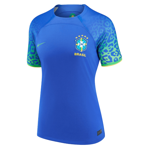 Camisa Brasil Away 2022 - Feminina Azul