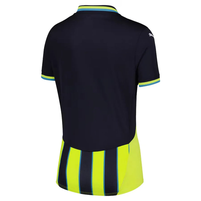 Camisa Manchester City Away 24/25 - Feminina Azul e Amarela