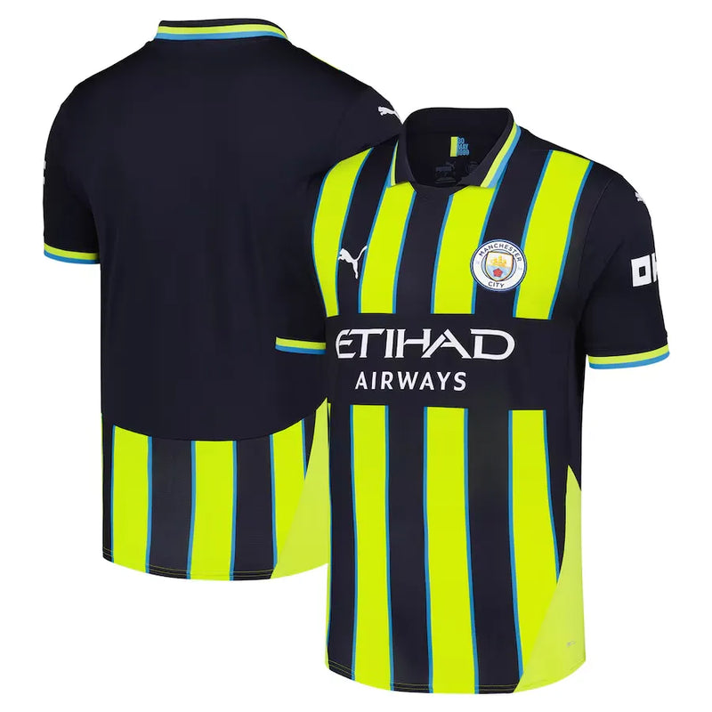 Camisa Manchester City Away 24/25 - Torcedor Azul e Amarela