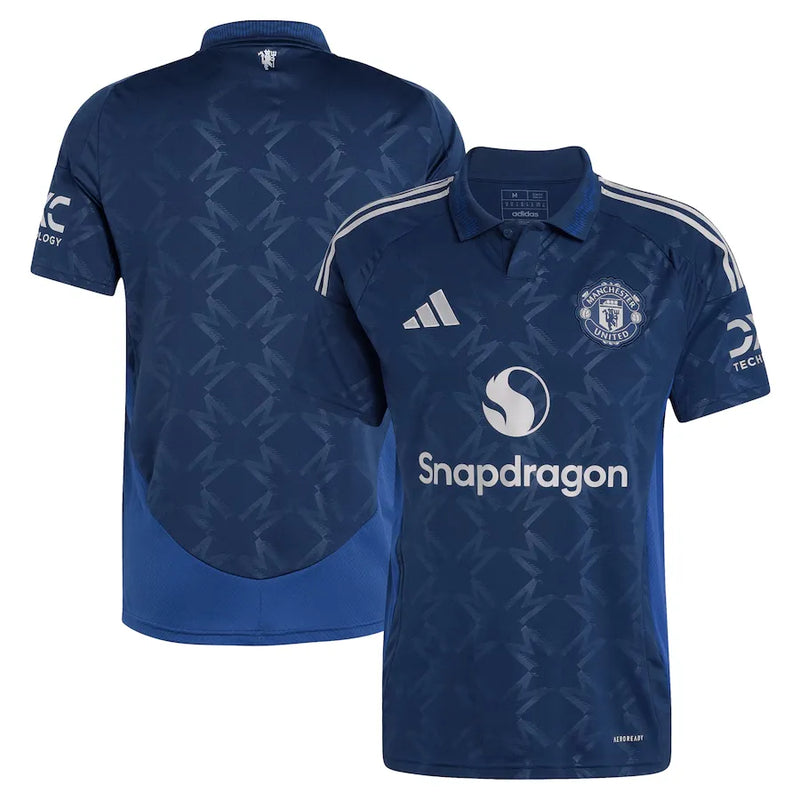 Camisa Manchester United Away 24/25 - Torcedor  Azul