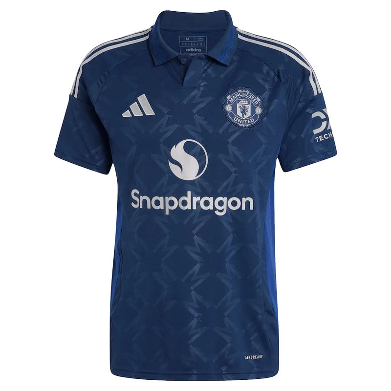 Camisa Manchester United Away 24/25 - Torcedor  Azul