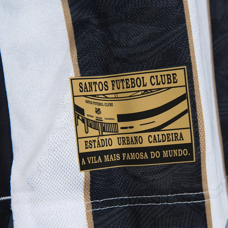 Camisa Santos Away 24/25 - Torcedor Branca e Preta