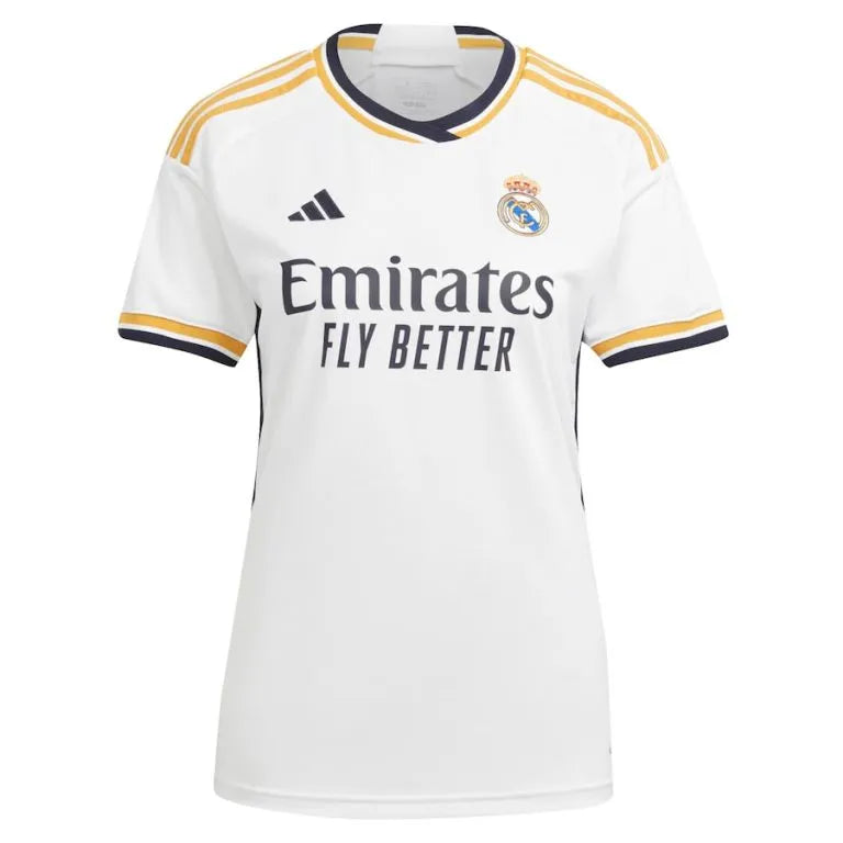 Camisa Real Madrid Home 23/24 - Feminina Branca