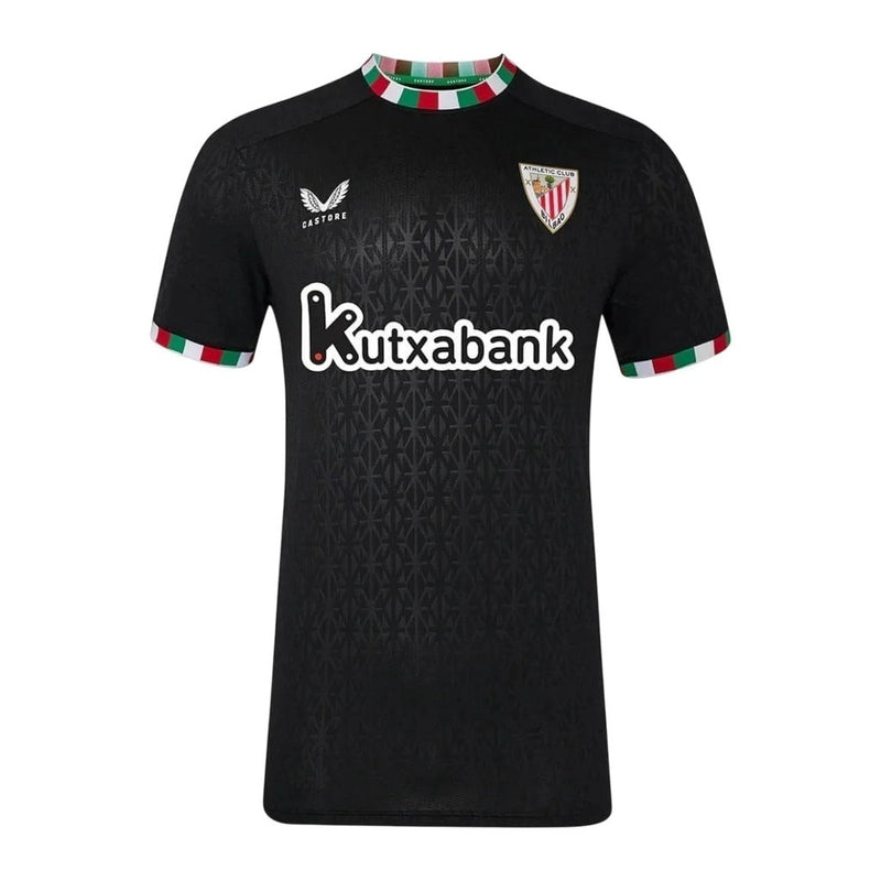 Camisa Athletic Bilbao 24/25 Torcedor Preta